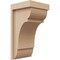 Ekena Millwork 6"W x 6"D x 12"H Wide Bryant Rough Cedar Woodgrain TimberThane Corbel, Primed Tan CORUR06X06X12BRYRCPR - alternate 1